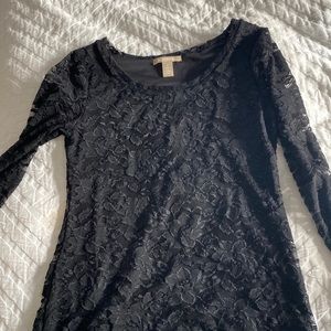 Black lace top